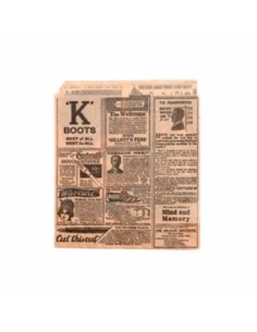 Bolsa abierta 2 lados antigrasa diseño Times 13×14 cm (1000ud)